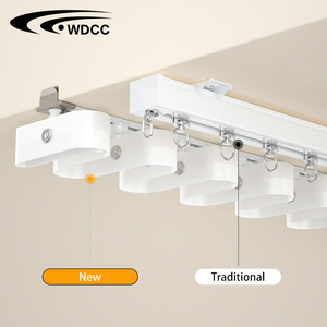 Aksesoris Rel Tirai Lipat, Rel Aluminium Glide, dan Rel Tirai Manual Bergelombang - Product Image 3