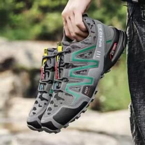 รองเท้าเดินป่าแบบสปอร์ตขายส่งจากโรงงาน ปรับแต่งได้ตามต้องการ รองเท้าบูทเดินป่าแบบหุ้มข้อต่ำเพื่อความสบาย เหมาะสำหรับการเดินในชีวิตประจำวัน - Product Image 1