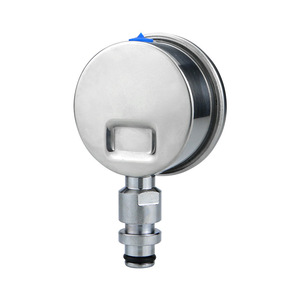 เกจวัดแรงดันแบบเข็มคู่สแตนเลส BZY-60A ทนแรงกระแทก 0-60MPa DN10 ขั้วต่อ KJ10 สำหรับงานเหมือง - Product Image 2