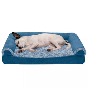Großhandel Geräumiges weiches zweifarbiges Schlafs ofa Hunde bett für das persönliche Sofa Ihres Haustieres - Product Image 4