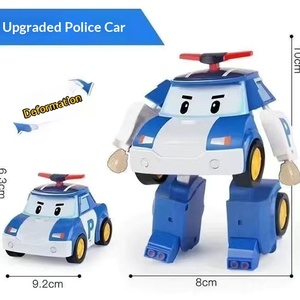 Jouets en plastique pour enfants de 14 ans et plus, recommandés par les enseignants, voiture de <span class=keywords><strong>police</strong></span> déformée, robot Perley Sheriff, Ambahaili Mark - Product Image 6