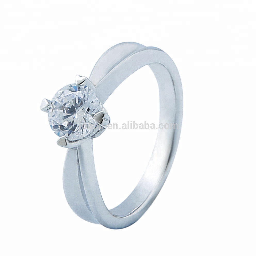 Flower Women Jewelry Sterling Silver Plated Gold Diamond Smart Ring