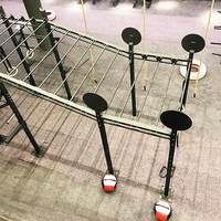 Système d'entraînement fonctionnel multi-stations de qualité commerciale robuste pour la musculation, rack de puissance de gym, échelle d'escalade fitness