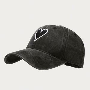 Europe America Fashion Washed <b>Old</b> Embroidered <b>Baseball</b> Hat Women Retro Curved Brim Duck Tongue Outdoor Custom Embroidered Hat - Product Image 4