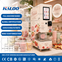 Fabricante de Máquinas Expendedoras Haloo, Distribuidor Automático de Smoothies, Máquina Expendedora de Smoothies Frescos