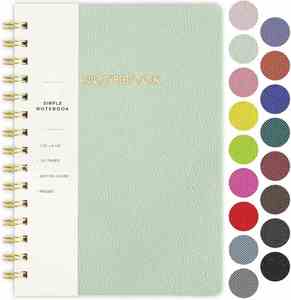 <b>A5</b> <b>Spiral</b> <b>Notebook</b> Waterproof Cover Reinforced Pocket Easy Write Enterprise Customized LOGO Trending Products 2026 New Arrival - Product Image 1