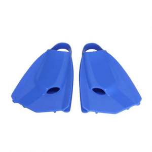 Palmes de natation courtes en silicone pour adultes, design à talon ouvert, pour entraînement, plongée et snorkeling, prix fabricant, logo personnalisé - Product Image 5