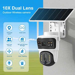 4G năng lượng mặt trời <span class=keywords><strong>ip</strong></span> <span class=keywords><strong>Camera</strong></span> V380 Pro 10x Zoom IP65 không thấm nước tầm nhìn ban đêm góc rộng đám mây thẻ nhớ CMOS cảm biến <span class=keywords><strong>camera</strong></span> an ninh - Product Image 4