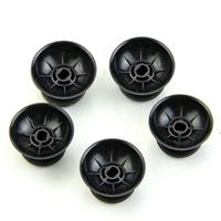Joysticks analogiques de remplacement noir/gris pour manettes PS5, PS4, Wii, Xbox Series X|S, Xbox 360 – Grips de pouce et accessoires de boutons