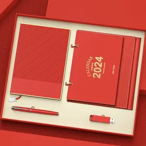 Hot Selling Promotional Notebook And Pen Gift Set New Arrivals Gift Set New Product Ideas 2024 Business Gift Items
