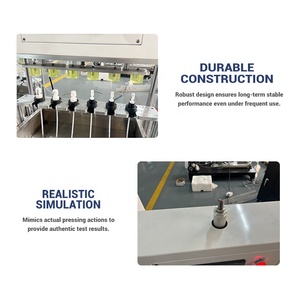 Tampa De Gel De Chuveiro Máquina De Teste De Imprensa Tampa De Garrafa De Lavagem Do Corpo Imprensa Testador Dispensador De Bomba Cap Press Equipamento De Teste - Product Image 5