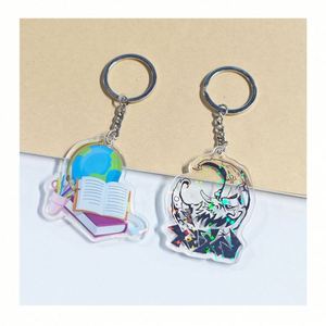 Porte-clés Anime Personnalisé Imprimé, Design Scintillant en Époxy/Hologramme, Breloque Acrylique Gravée au Laser, Impression UV (Alliage de Zinc) Plastique - Product Image 6