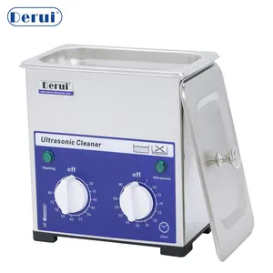 CE UKCA Portable Mechanical Stainless Steel Vacuum Cup Jewelry Ultrasonic Cleaner 0.7L Mini Cleaning Machine