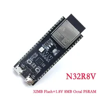Carte de développement ESP32-S3-DevKitC-1 pour ESP32-S3-WROOM-2 N32R8V N32R16V ICs Fonctionnalités améliorées pour ESP32-S3