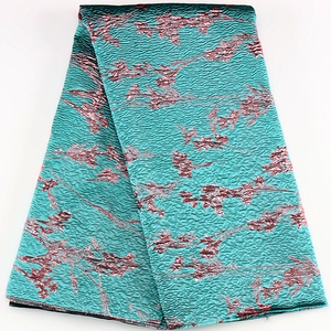 أحدث أقمشة الديباج الأفريقي من الدانتيل الذهبي عالي الجودة النيجيري فستان حفلات الديباج - Product Image 2