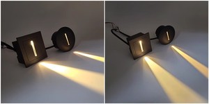 Applique murale LED extérieure encastrée étanche IP65 en aluminium, angle de faisceau 15°, pour jardin, escaliers, murs d'angle, couleur 3000K/6000K - Product Image 6