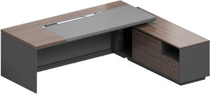 Escritorio de Oficina Ejecutivo de Lujo Convertible Moderno a <span class=keywords><strong>Precio</strong></span> de Fábrica con Material E0 MFC, OEM Chino - Product Image 2
