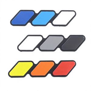 Tri-color 3 Grille Badge EMBLEM ABS 3D Didi for for for 4Runner for <b>Stickers</b> Decals - Product Image 2