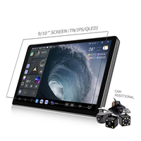 Reproductor de DVD para Auto KZS TS20 de 9/10 Pulgadas, 2 Din, 12+512GB, Pantalla MP5 Portátil, Estéreo, CD, Android, Carplay, Radio