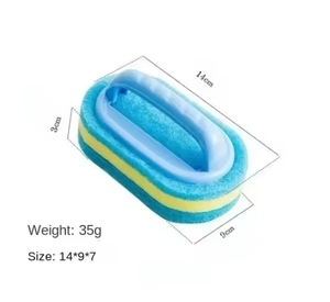 Household Cleaning Brush With <b>Handle</b> Dish Soap Bathroom Kitchen Tub Thicken Scrubbing <b>Sponge</b> Wipe Durable Tools Accessories Home - Product Image 6