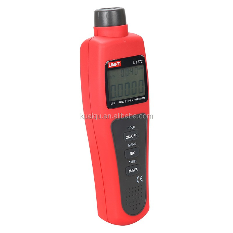 UNI-T UT372 Numérique ÉCRAN LCD USB Interface TR/MIN Gamme 10 TR/MIN-99999RPM Tachymètre Numérique Sans Contact