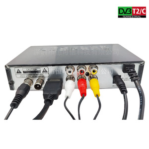 Receptor de <span class=keywords><strong>TV</strong></span> Digital HDTV en Stock, Decodificador de Señal 4K HD DVBT2+C con WiFi, Compatible con PVR - Product Image 5