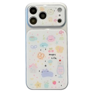 Funda de cristal para teléfono móvil con diseño de lazo de dibujos animados, mariposa, nubes estrelladas y gato, a prueba de golpes, para iPhone 14 15 16 17 Pro Max, venta al por mayor - Product Image 6