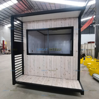 Maison de conteneur d'expédition mobile Magic 40ft Restaurant Container Bar Cafe