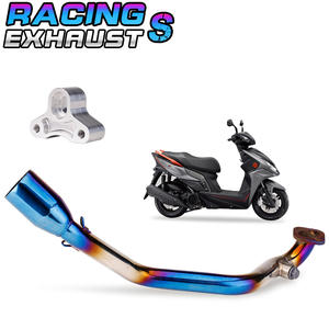 Tuyau d'échappement haute performance pour scooter Sym Kymco 125 Racing S 125 Échappement de scooter <span class=keywords><strong>125cc</strong></span> 150cc Échappement 152qmi 157qmj Moteur - Product Image 3