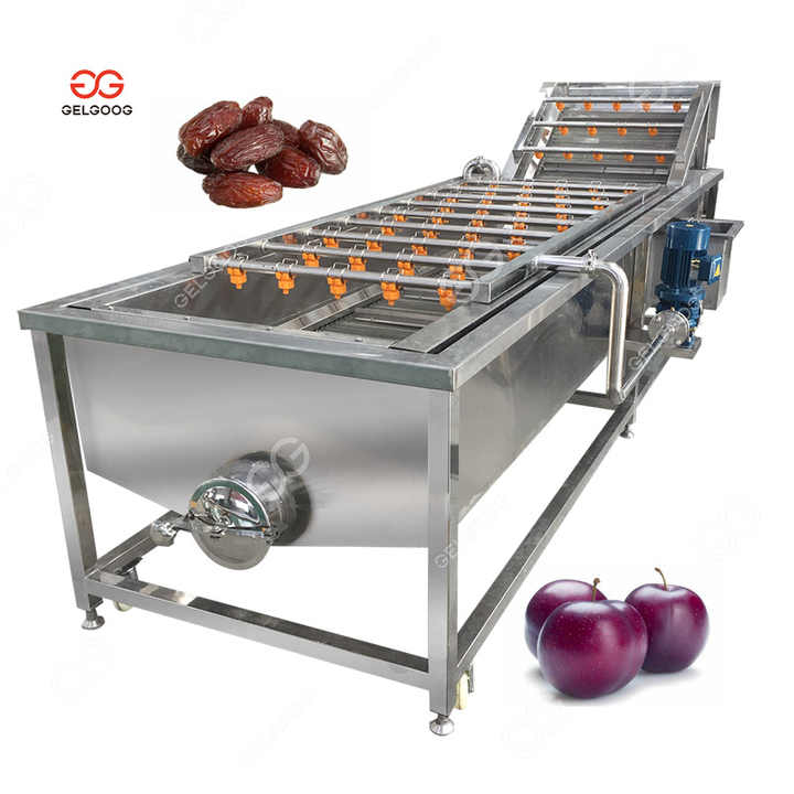 Apple Bubble Washing Assembly Machine Vegetable and Fruit Cleaning ...
