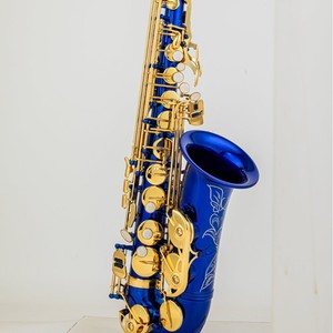 <span class=keywords><strong>Sassofono</strong></span> in Ottone con Finitura Laccata Oro, Accordatura Eb, Tono Medio, Accessori Completi per Principianti - Product Image 2