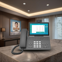 Telepon IP VoIP PSTN 4G Multifungsi 6 Jalur SIP Android 11.0 Layar 8-inci 1080P Ethernet Kartu SIM Hotel Kantor Rumah POE