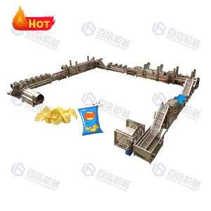 Línea de procesamiento de patatas fritas de calidad superior Línea de producción automática de patatas fritas Entrega rápida - Product Image 3