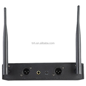 TNH-Micrófono de Karaoke inalámbrico <span class=keywords><strong>profesional</strong></span> <span class=keywords><strong>PM</strong></span>- WX8 Sistema de micrófono inalámbrico de mano UHF de 2 canales para puesta en escena - Product Image 4