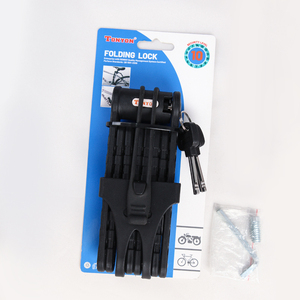 Tonyon pieghevole serratura per <span class=keywords><strong>bicicletta</strong></span> <span class=keywords><strong>antifurto</strong></span> dispositivo di sicurezza con chiave per biciclette e scooter serrature per bici - Product Image 3