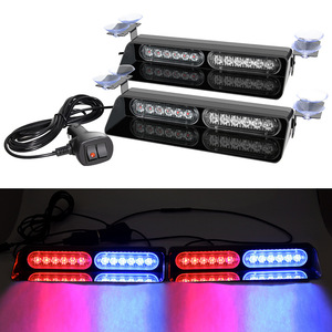 2 cái 12 đèn LED dụng cụ kính chắn gió an toàn nhấp nháy đèn xe tải khẩn cấp nhấp nháy cảnh báo laight với cốc hút - Product Image 6