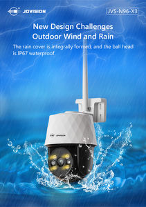 กล้องวงจรปิด N96-X3 3.0MP เซ็นเซอร์ CMOS สีเต็มรูปแบบ แบบหมุนได้ พร้อม Wi-Fi สัญญาณเตือนด้วยเสียงและแสง ติดตามมนุษย์ รองรับ NVR - Product Image 5