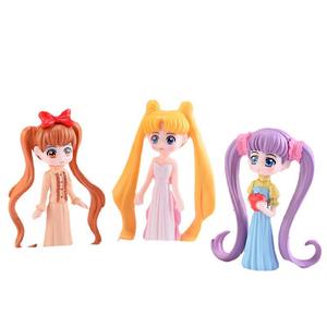 6-Stile Cartoon Miniaturen Langes Haar Schönheit DIY Mädchen Herz Dekoration Kreative Kuchen Garten Home Decoration Mini Kunststoff Handwerk - Product Image 6