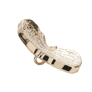 Nếp Gấp hình đặc biệt nút cao cấp không đều áo khoác áo len nút mùa thu đông nút kim loại hạt dập nổi - Product Image 5