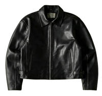 Blouson de motard en cuir noir gothique pour homme, imprimé DTG Kornit personnalisé, style vintage, simple boutonnage, imperméable et écologique