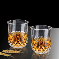 Verre à whisky épais en forme de diamant pour la vente en gros – Créatif, pour bars, restaurants, spiritueux, et boissons froides à domicile