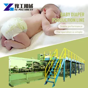 Mini Diapers Making Machines Disposable Baby Diaper Making Machine