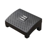 Repose-pieds ergonomique sous le bureau avec rouleaux de massage, antidérapant, en plastique PP, pour le bureau, la maison, le travail, la posture