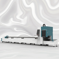 Offre Spéciale LX62TE Basic Simple Deux Mandrin Automatique Laser Tuyau Fiber Laser Machine De Découpe 6 Mètres 1500w pour Tube Métallique