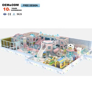 Parque Infantil Interior con Temática de Dulces Rosados para Niños, Diversión Interactiva para Padres e Hijos, Equipo de Parque de Aventuras Directo de Fábrica - Product Image 3