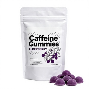 Gomitas Veganas Sin Azúcar con Cafeína Natural, Suplemento Energético con <span class=keywords><strong>Vitamina</strong></span> C <span class=keywords><strong>para</strong></span> Aumentar la Energía, Pre-Entrenamiento - Product Image 1