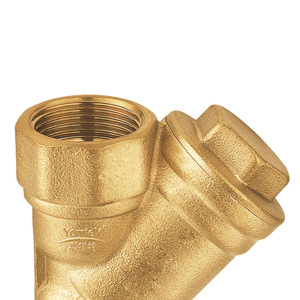 Magnesium Specialty Brass Y Type Filter DN20 Threaded Water Pipe Filter For Plumbing Systems - Product Image 1