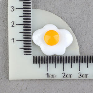 Vente flash : accessoires pour maison de poupée de cuisine, bricolage, œuf au plat, pain, cabochon en résine à dos plat, breloque - Product Image 4