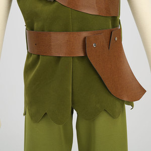 Costume da Elfo <span class=keywords><strong>Peter</strong></span> <span class=keywords><strong>Pan</strong></span> per Bambini, Abiti per Spettacoli Scolastici, Travestimento per Feste <span class=keywords><strong>di</strong></span> Carnevale, Costume da Principe Ranocchio per Halloween - Product Image 6