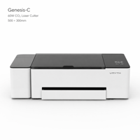 Machine de découpe et de gravure au laser CO2 Vmyth Genesis-C 60W 500x300mm Bois et verre Refroidissement par eau Mise au point automatique Caméra 4K